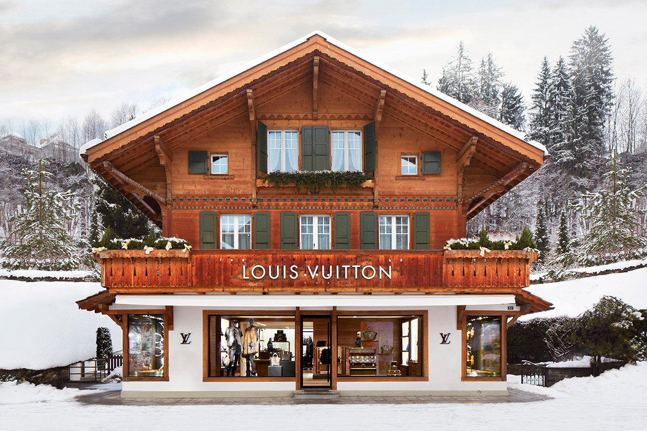 Shopping mall, Dior, Louis Vuitton, Courchevel, Savoie department